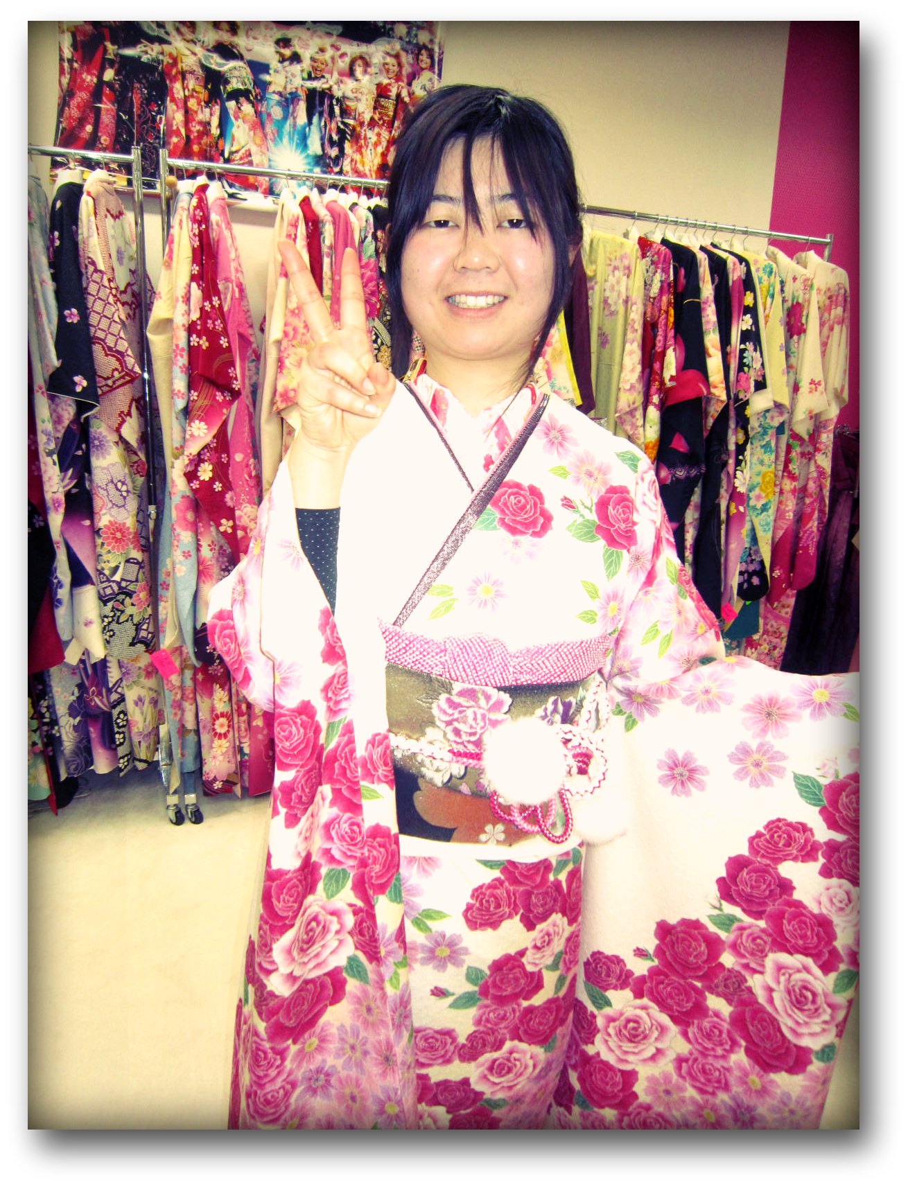 姫路 高砂 相生 加西市より成人式振袖のお嬢様がご来店 ブログ 姫路の振袖はkinakoで決まり 成人式や卒業式の袴など最新ブランド多数